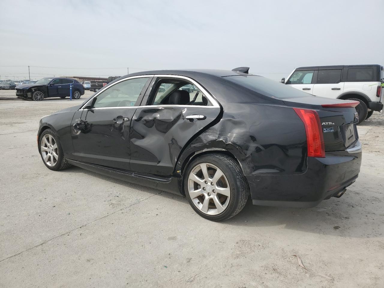 2016 Cadillac ATS VIN 1G6AH5RX9G0125960 Copart auction photo, side / front end damage thumbnail 2