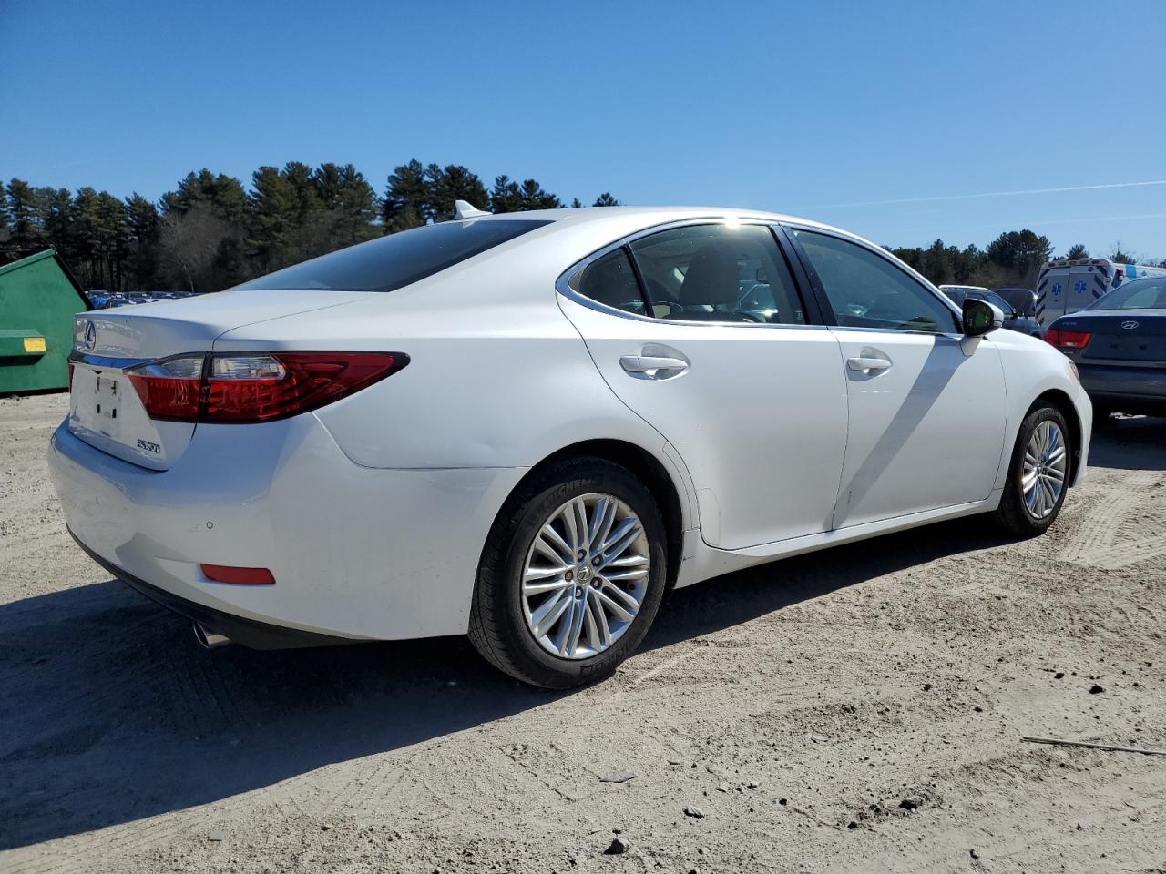 2014 Lexus ES VIN JTHBK1GG9E2129716 Copart auction photo, front end / side damage thumbnail 3