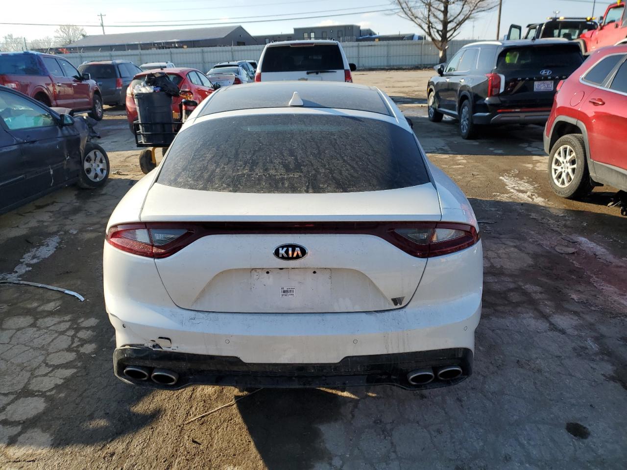 2019 KIA Stinger VIN KNAE55LC0K6050386 Copart auction photo, front end / frame damage damage thumbnail 6