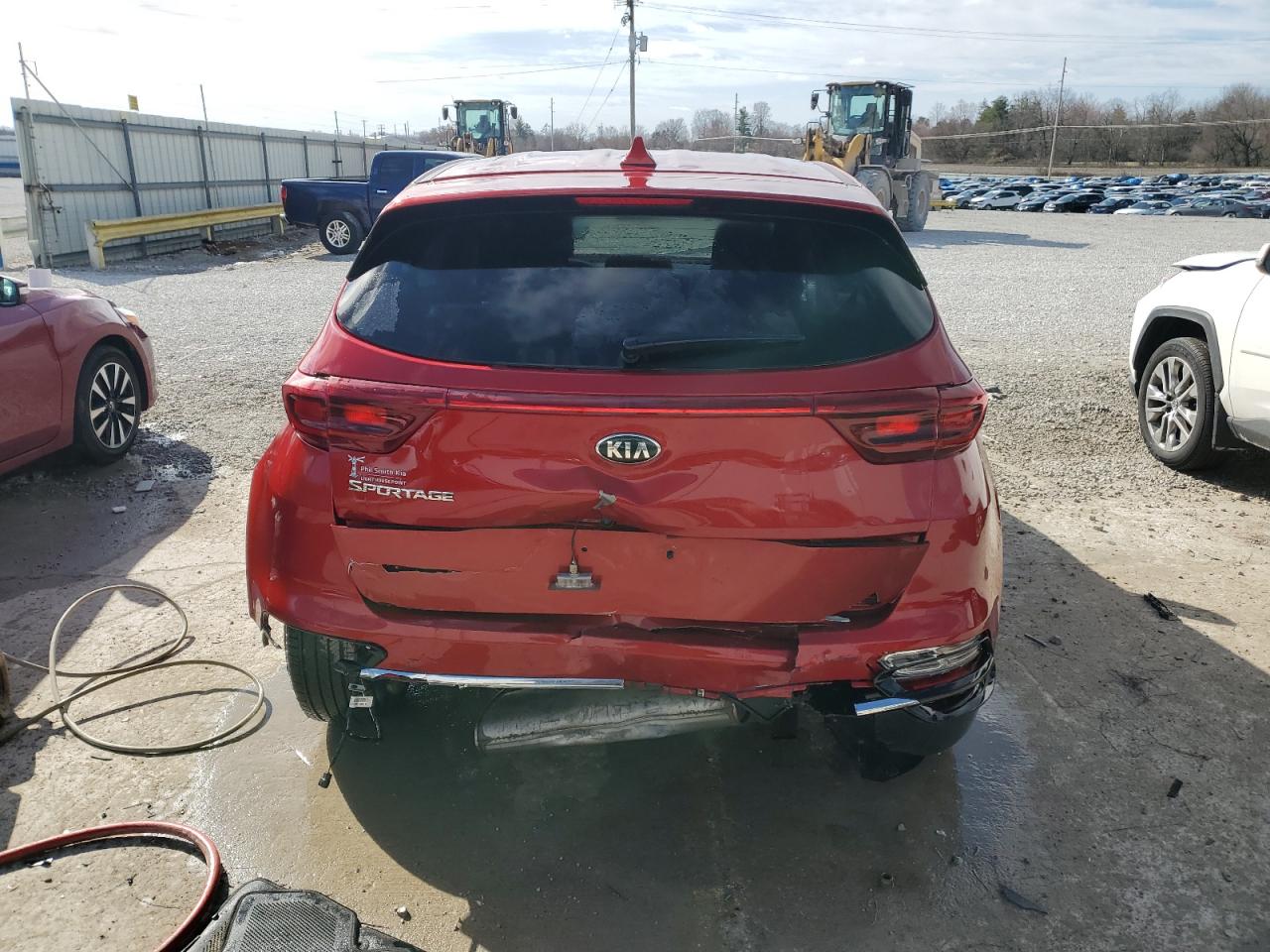 2022 KIA Sportage VIN KNDPM3AC2N7977930 Copart auction photo, all over damage thumbnail 6