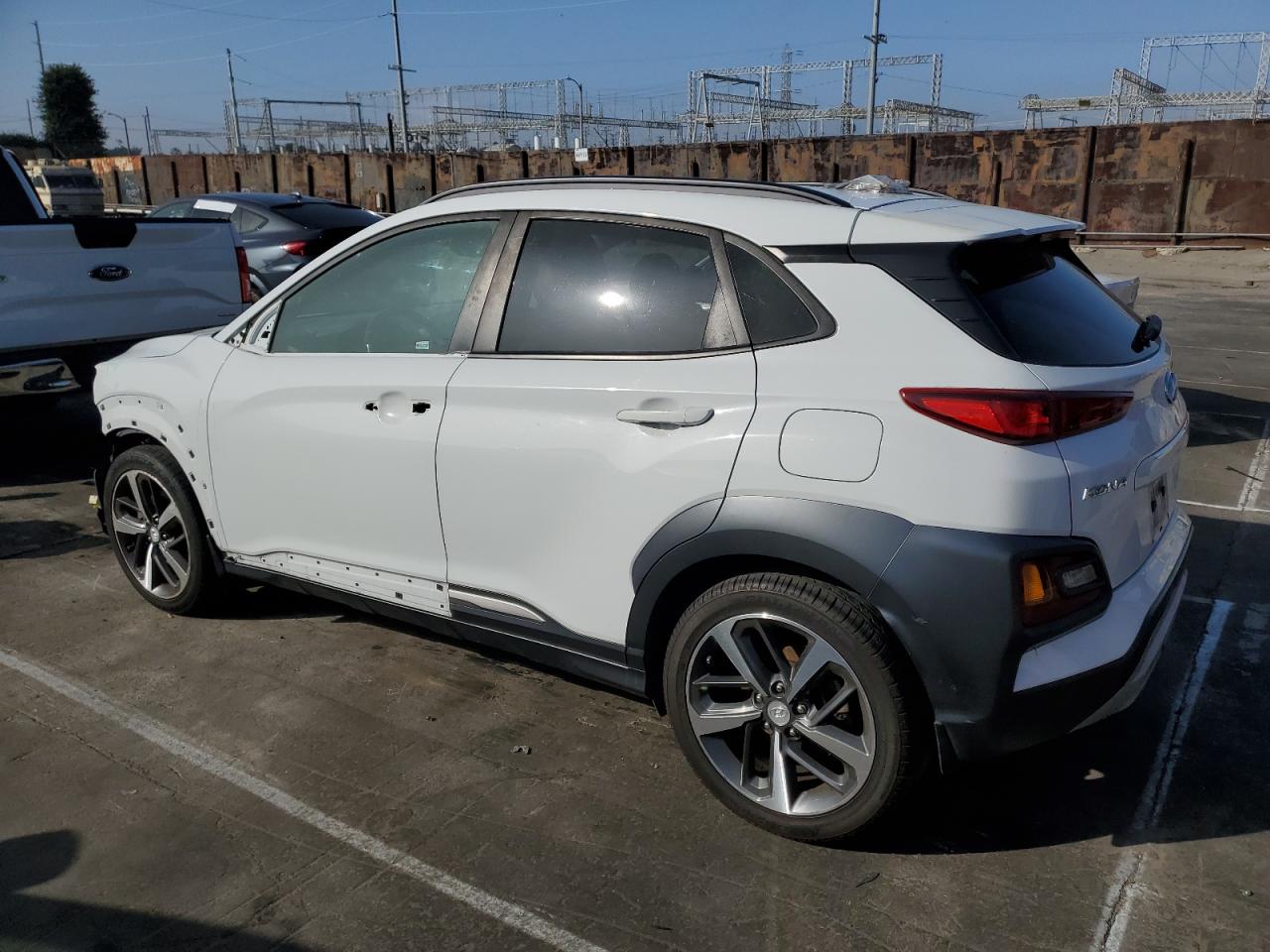 2018 Hyundai Kona VIN KM8K33A50JU082748 Copart auction photo, front end damage thumbnail 2