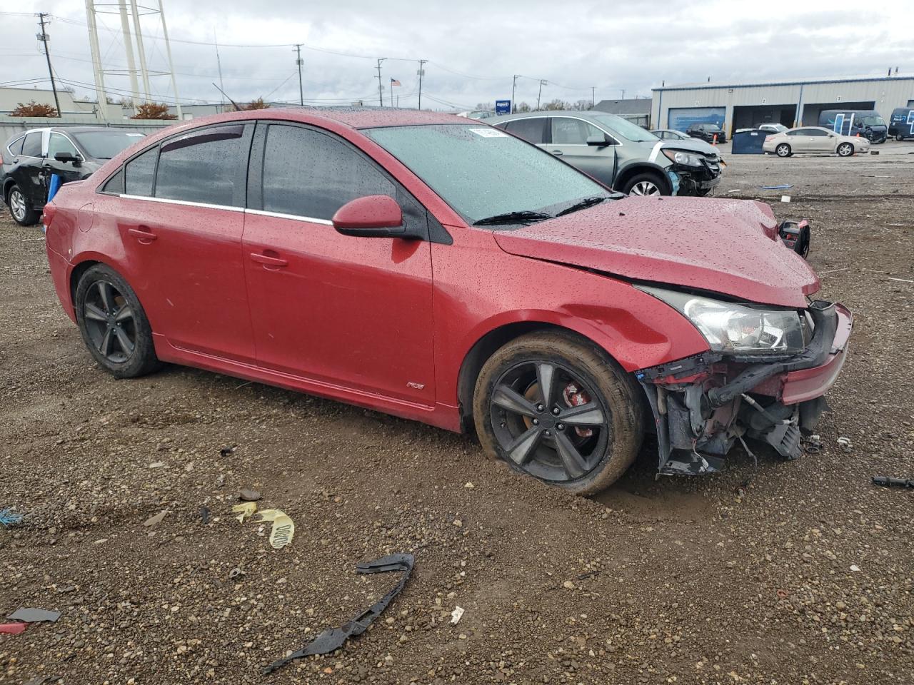 2014 Chevrolet Cruze VIN 1G1PE5SB0E7356841 Copart auction photo, front end damage thumbnail 4