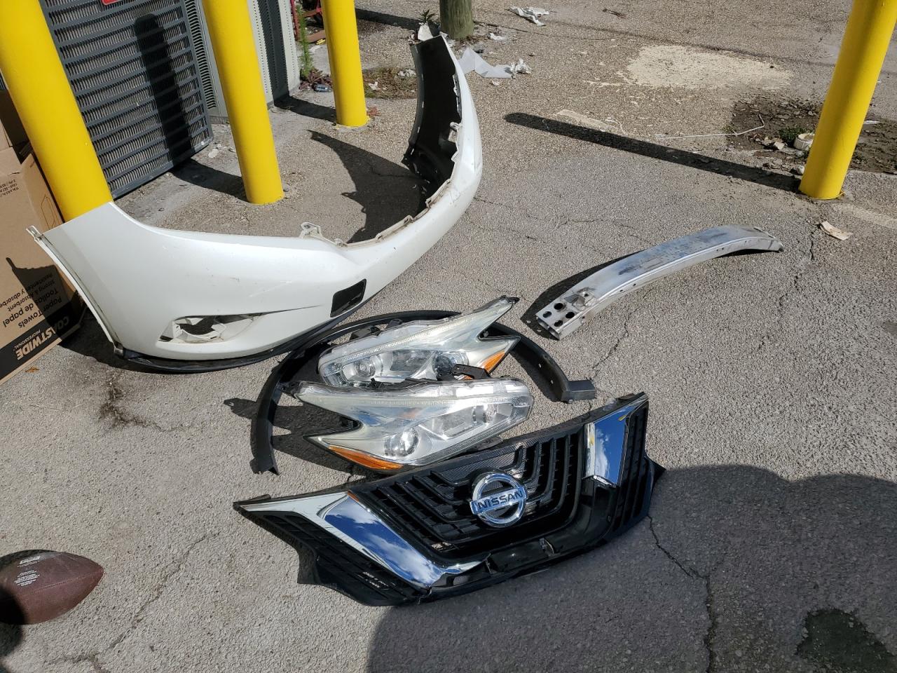 2016 Nissan Murano VIN 5N1AZ2MG4GN149629 Copart auction photo, front end damage thumbnail 13