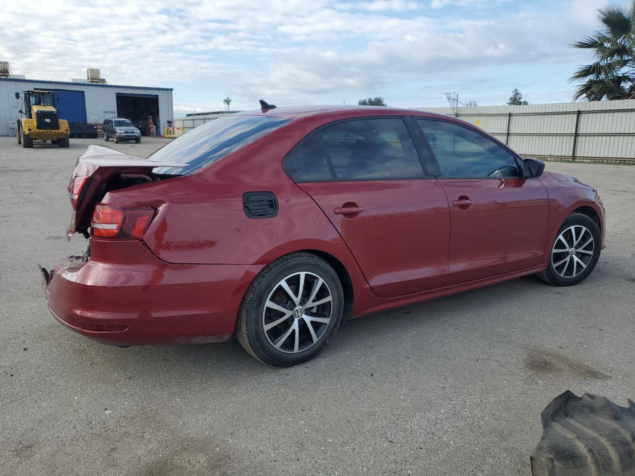 2016 Volkswagen Jetta VIN 3VWD67AJ8GM245973 Copart auction photo, rear end / frame damage damage thumbnail 3