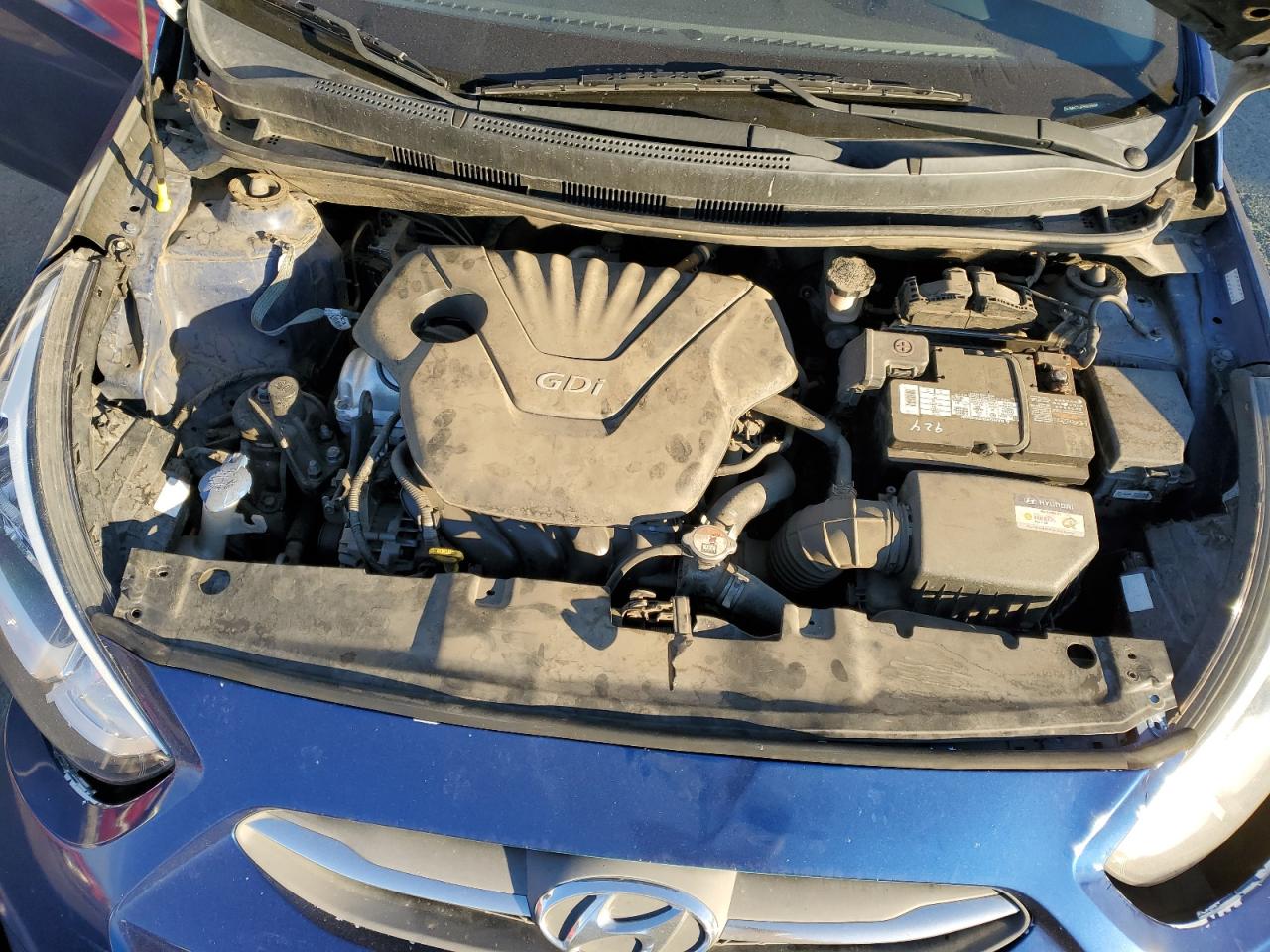 2016 Hyundai Accent VIN KMHCT4AE8GU096951 Copart auction photo, all over damage thumbnail 11