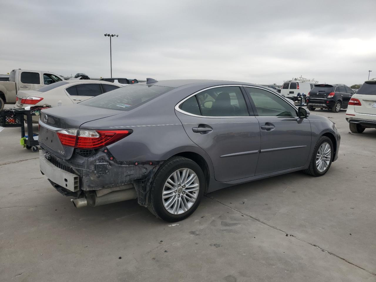 2015 Lexus ES VIN JTHBK1GG7F2166569 Copart auction photo, all over damage thumbnail 3