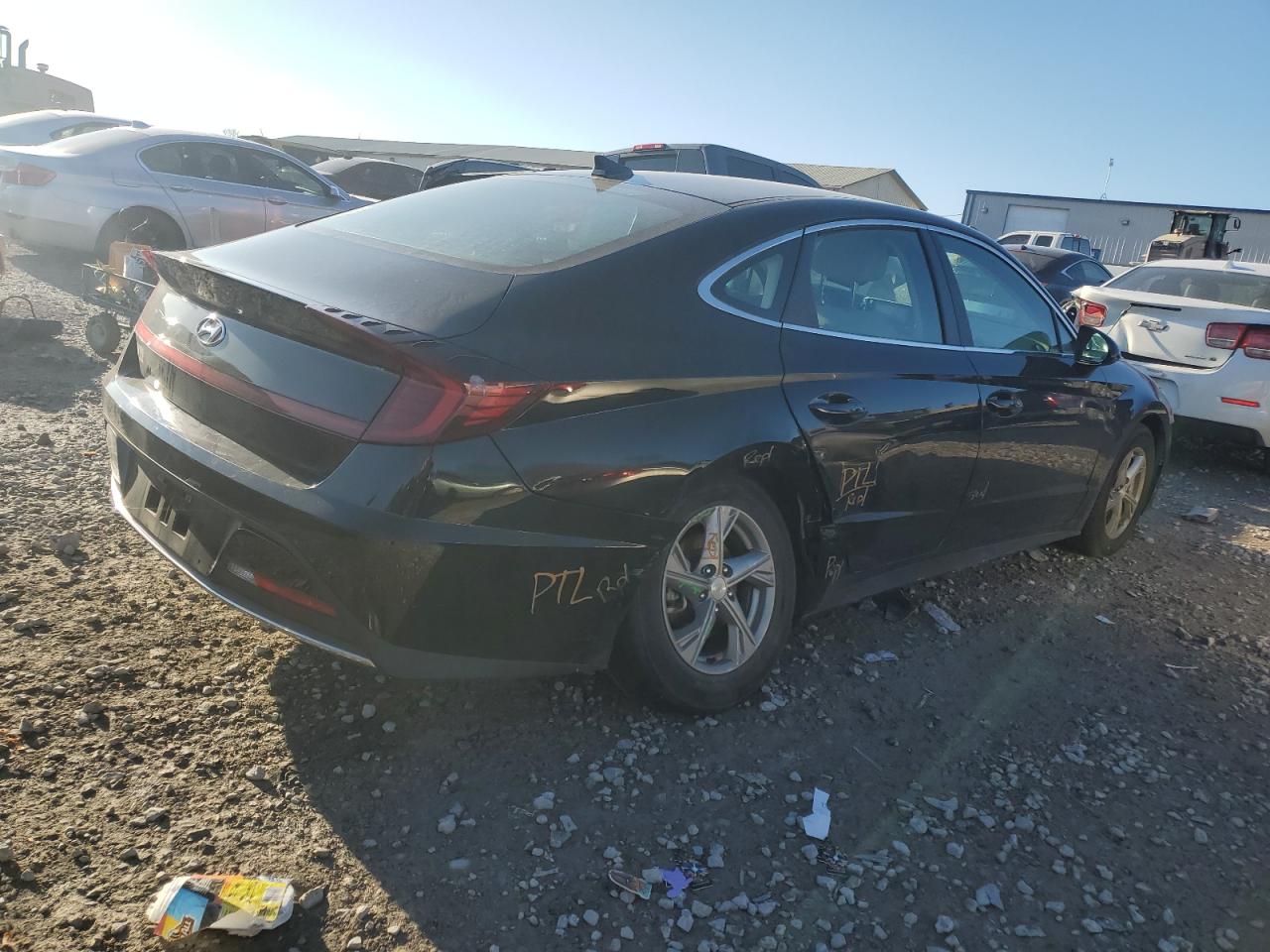 2021 Hyundai Sonata VIN 5NPEG4JA8MH078910 Copart auction photo, side / undercarriage damage thumbnail 3