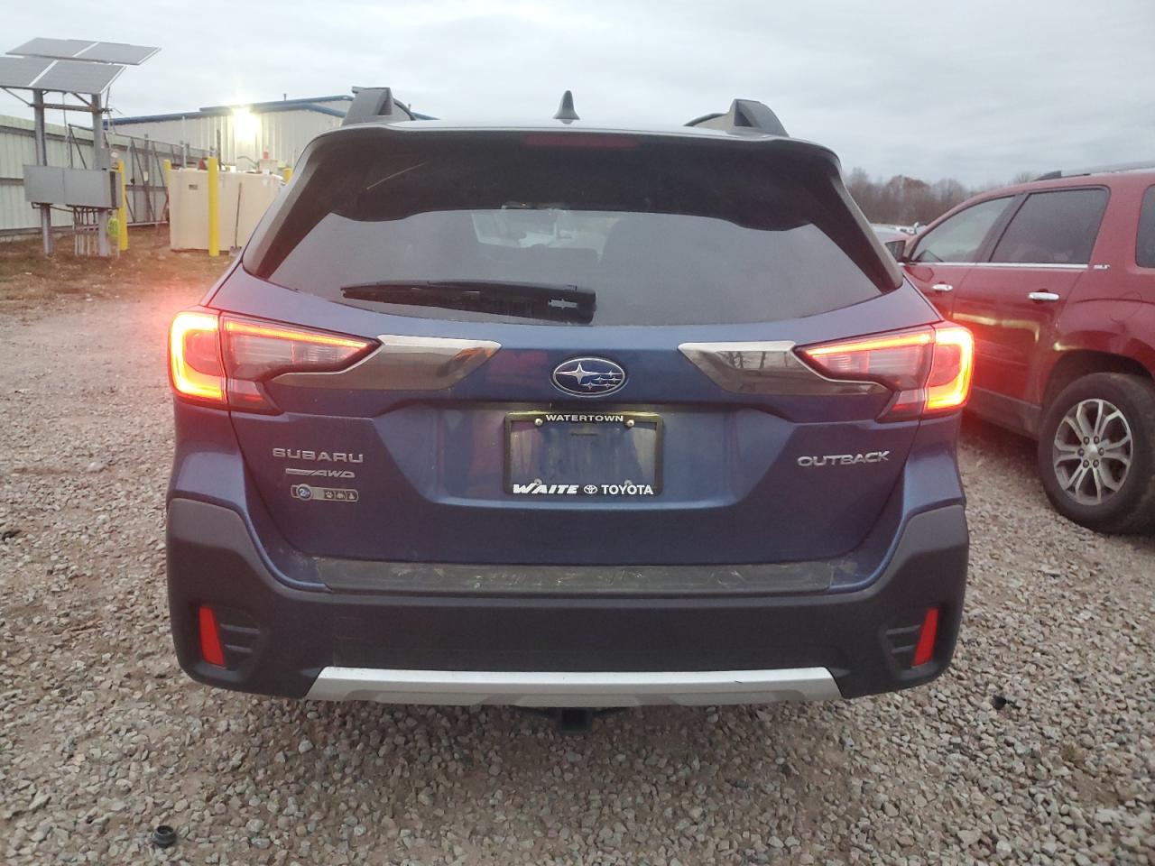 2020 Subaru Outback VIN 4S4BTANC1L3248121 Copart auction photo, front end / side damage thumbnail 6