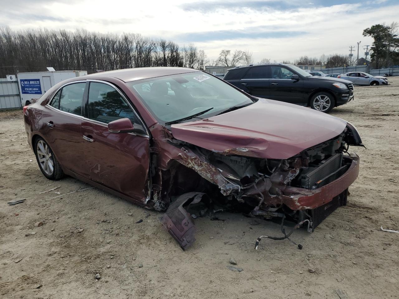 2016 Chevrolet Malibu VIN 1G11E5SA4GF109716 Copart auction photo, front end / side damage thumbnail 4