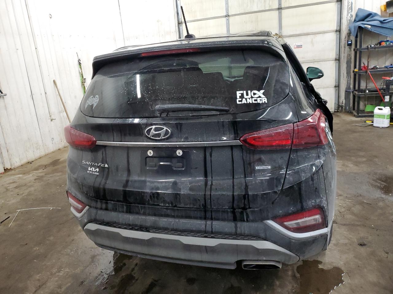 2020 Hyundai Santa Fe VIN 5NMS2CAD3LH191746 Copart auction photo, all over damage thumbnail 6