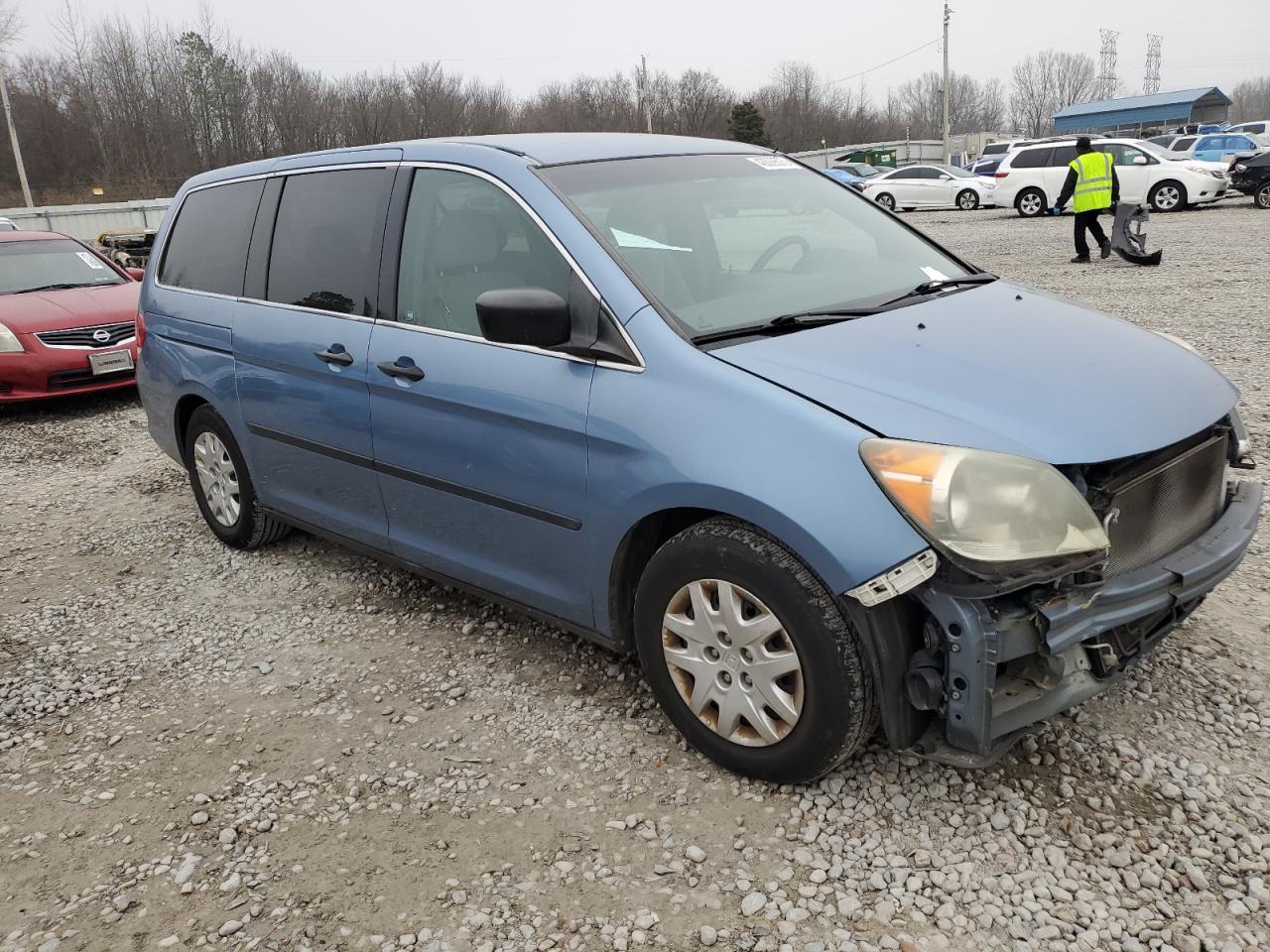 2010 Honda Odyssey VIN 5FNRL3H2XAB054639 Copart auction photo, front end / all over damage thumbnail 4