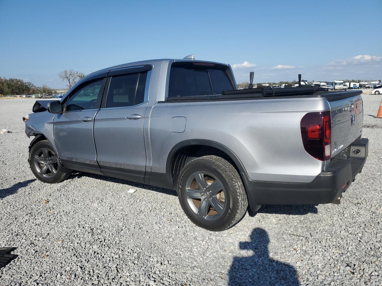 2021 Honda Ridgeline VIN 5FPYK3F53MB019934 Copart auction photo, front end damage thumbnail 2
