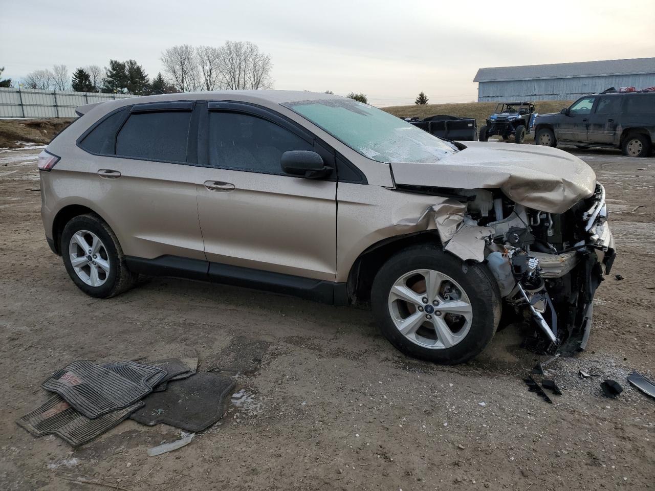 2020 Ford Edge VIN 2FMPK3G98LBB13739 Copart auction photo, front end / mechanical damage thumbnail 4