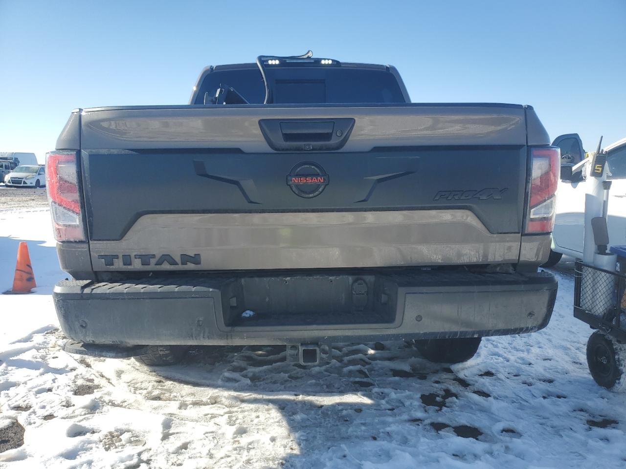 2020 Nissan Titan VIN 1N6AA1ED7LN500020 Copart auction photo, front end damage thumbnail 6