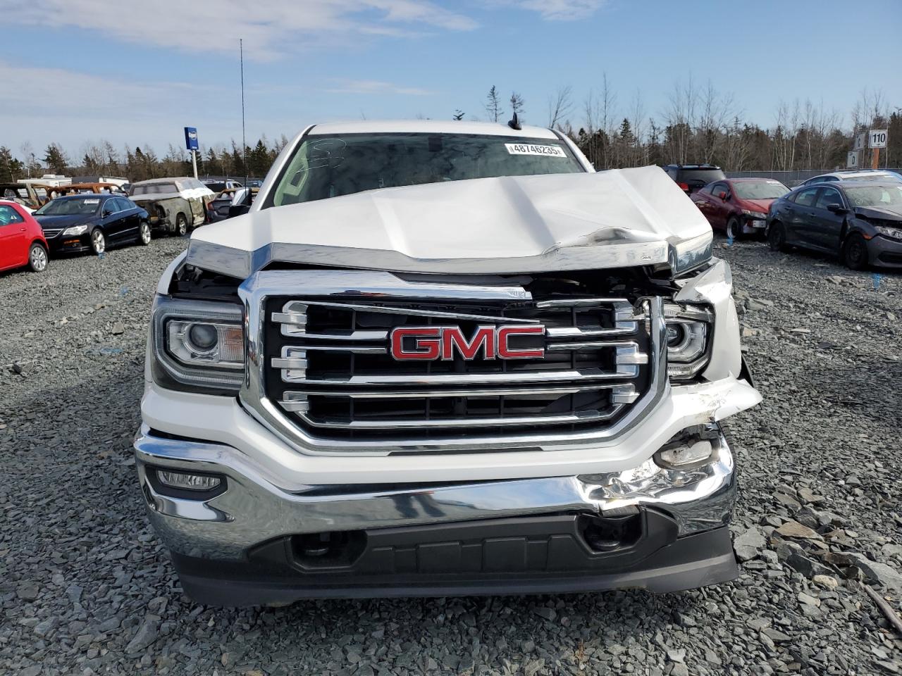 2017 GMC Sierra VIN 3GTU2NEC6HG441327 Copart auction photo, front end damage thumbnail 5