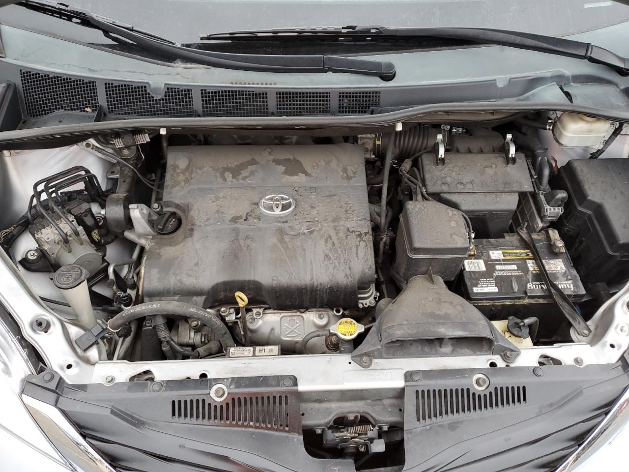 2014 Toyota Sienna VIN 5TDKK3DC1ES497105 Copart auction photo, rear end damage thumbnail 14