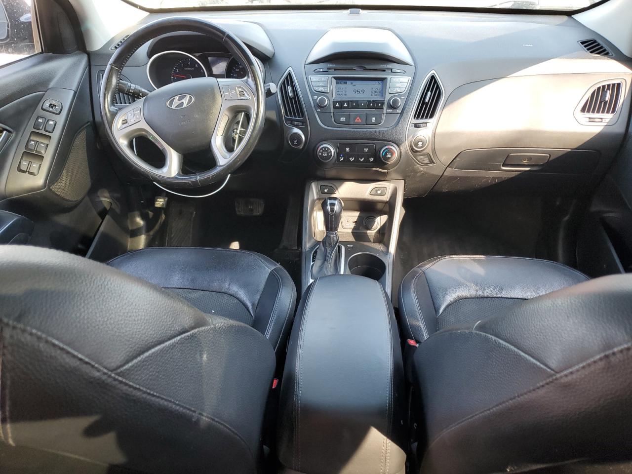 2014 Hyundai Tucson VIN KM8JU3AG1EU925274 Copart auction photo, rear end damage thumbnail 8