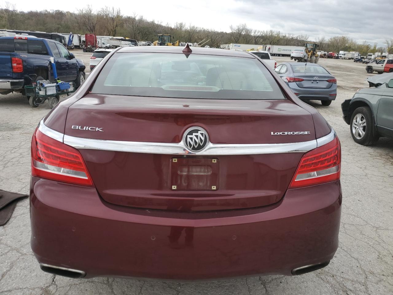 2015 Buick LaCrosse VIN 1G4GB5G36FF144742 Copart auction photo, front end damage thumbnail 6