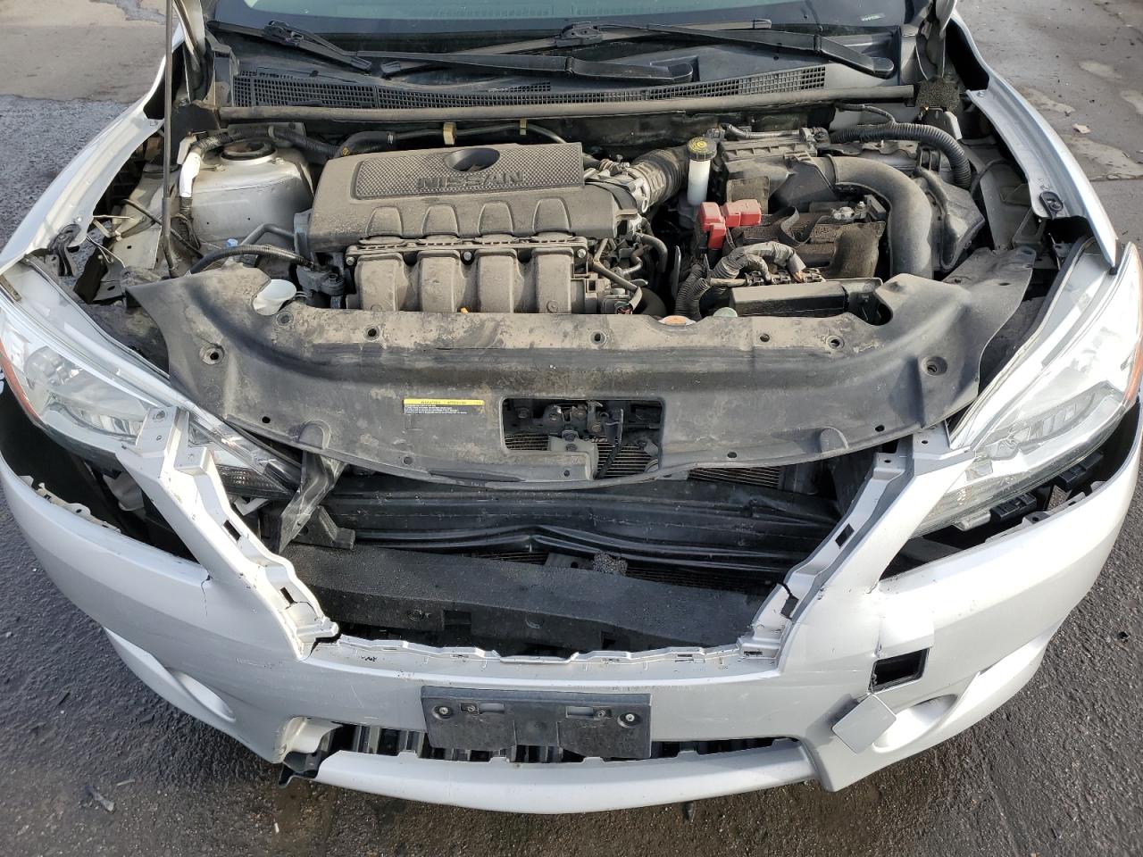 2015 Nissan Sentra VIN 3N1AB7AP9FY378838 Copart auction photo, rear end / front end damage thumbnail 11