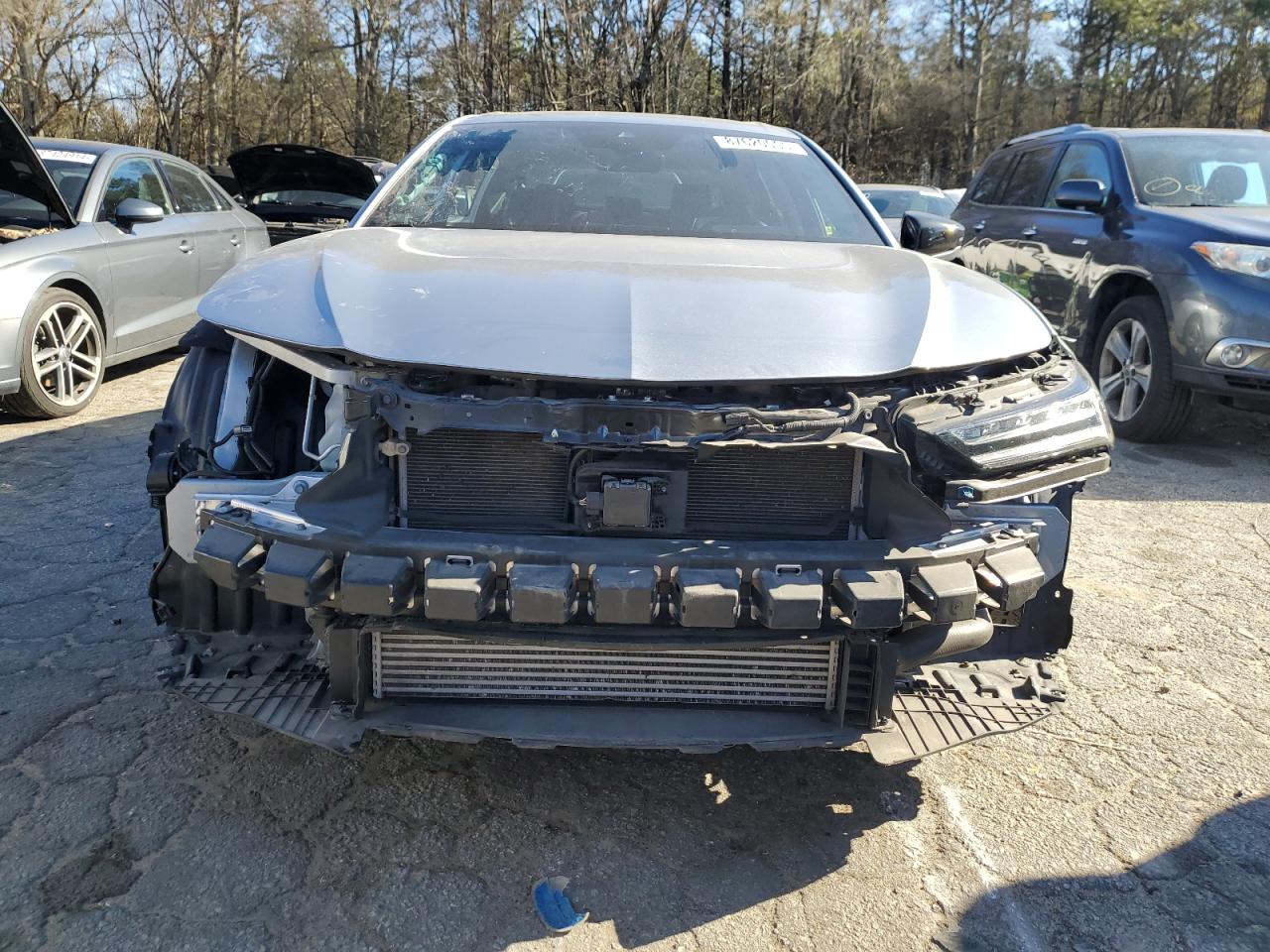 2021 Acura TLX VIN 19UUB6F6XMA005749 Copart auction photo, all over damage thumbnail 5