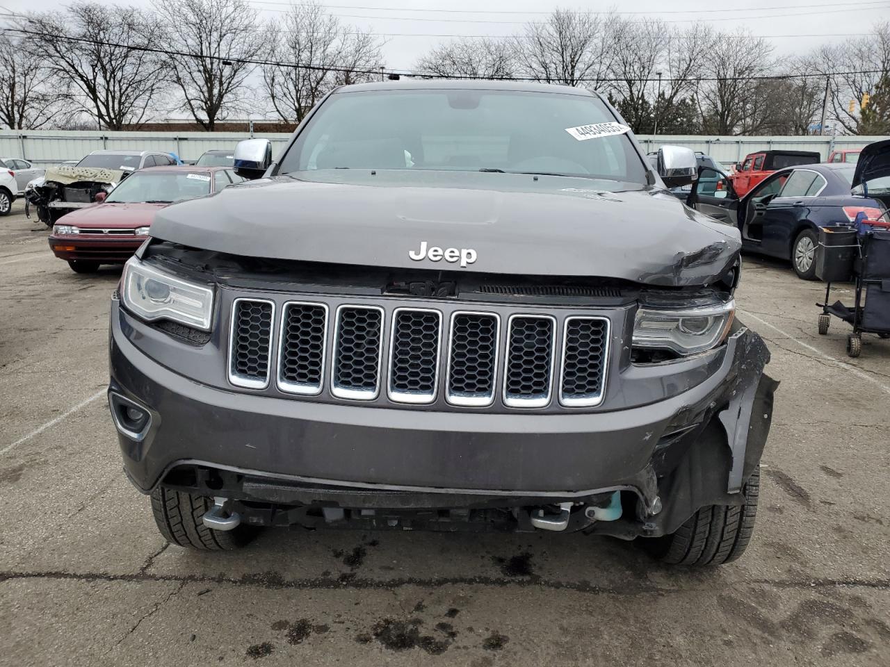 2014 Jeep Grand Cherokee VIN 1C4RJFCG7EC523506 Copart auction photo, front end damage thumbnail 5