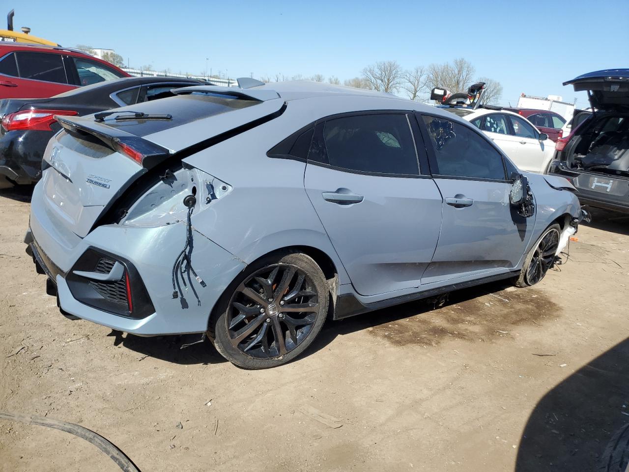 2020 Honda Civic VIN SHHFK7H97LU418706 Copart auction photo, all over damage thumbnail 3