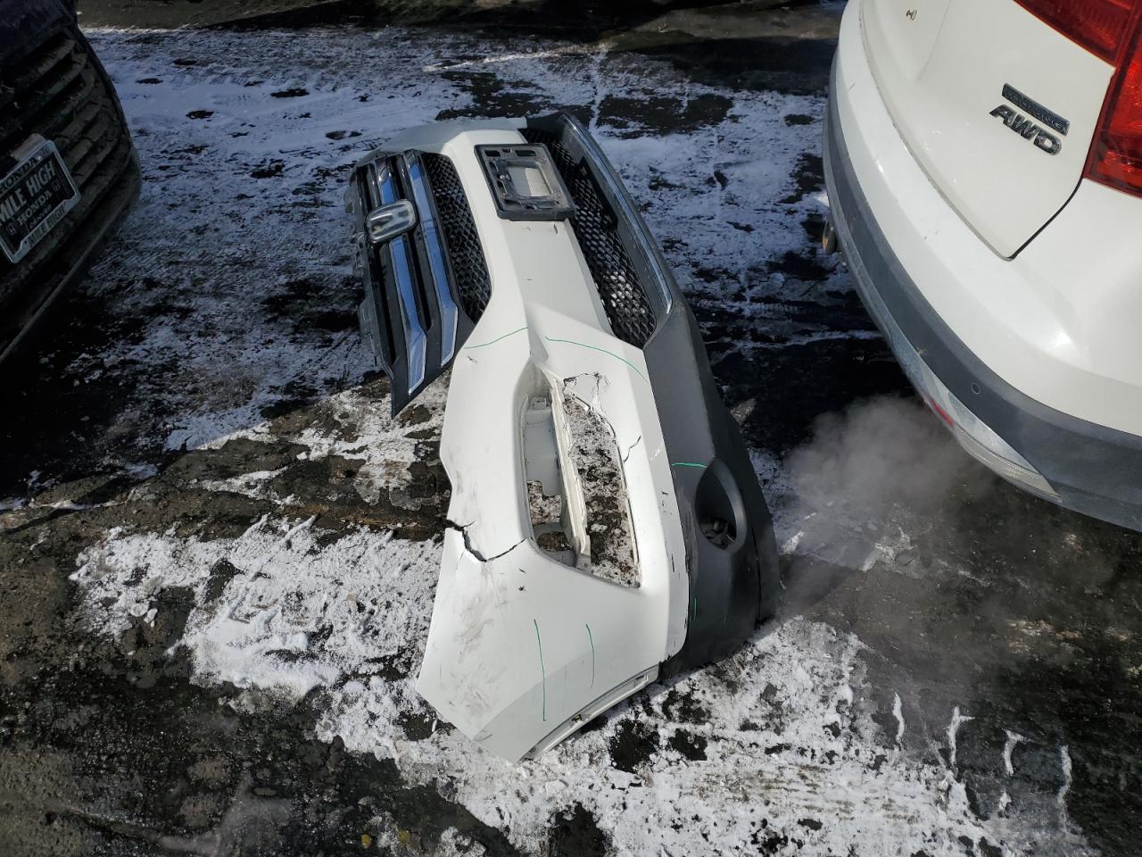 2018 Honda Pilot VIN 5FNYF6H93JB011505 Copart auction photo, frame damage / front end damage thumbnail 14