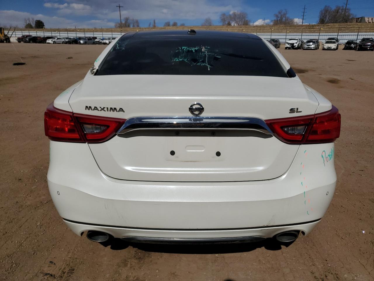 2017 Nissan Maxima VIN 1N4AA6AP6HC425447 Copart auction photo, side / rear end damage thumbnail 6