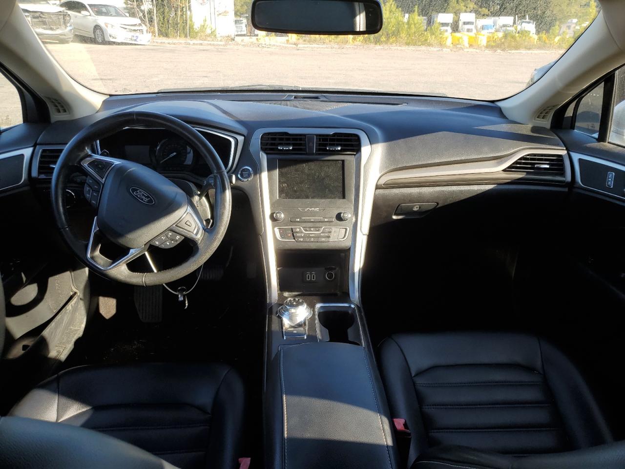 2019 Ford Fusion VIN 3FA6P0CD5KR118753 Copart auction photo, rear end damage thumbnail 8