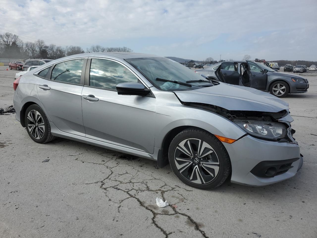 2016 Honda Civic VIN 19XFC1F79GE039893 Copart auction photo, front end / side damage thumbnail 4