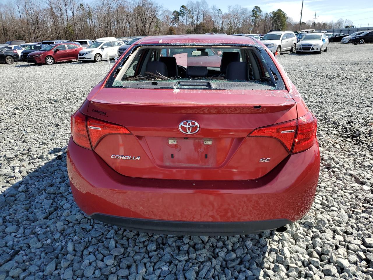 2019 Toyota Corolla VIN 5YFBURHE2KP939306 Copart auction photo, top/roof damage thumbnail 6