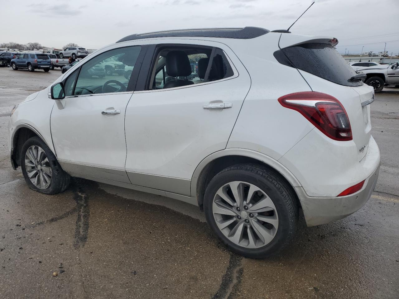 2017 Buick Encore VIN KL4CJHSB2HB002219 Copart auction photo, undercarriage / front end damage thumbnail 2