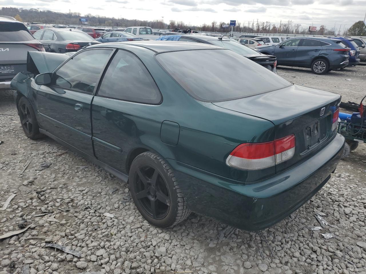 1999 Honda Civic VIN 1HGEJ8241XL002111 Copart auction photo, front end damage thumbnail 2