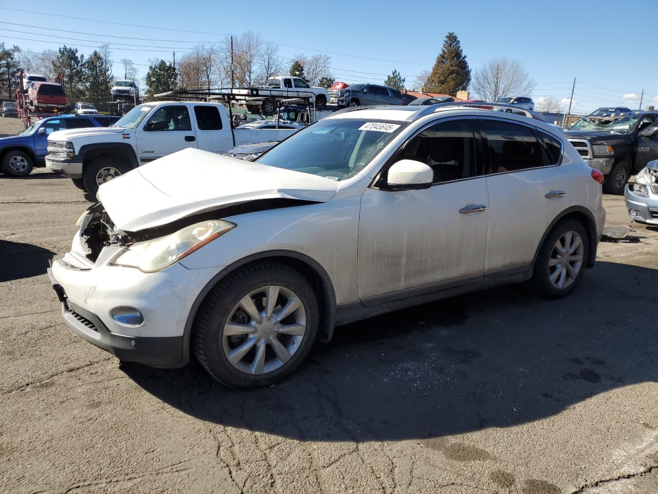 2012 Infiniti EX VIN JN1AJ0HR1CM450440 - Copart auction photo