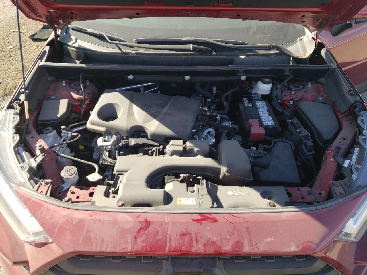 2023 Toyota RAV 4 VIN 2T3J1RFV9PW402033 Copart auction photo, rear end damage thumbnail 12