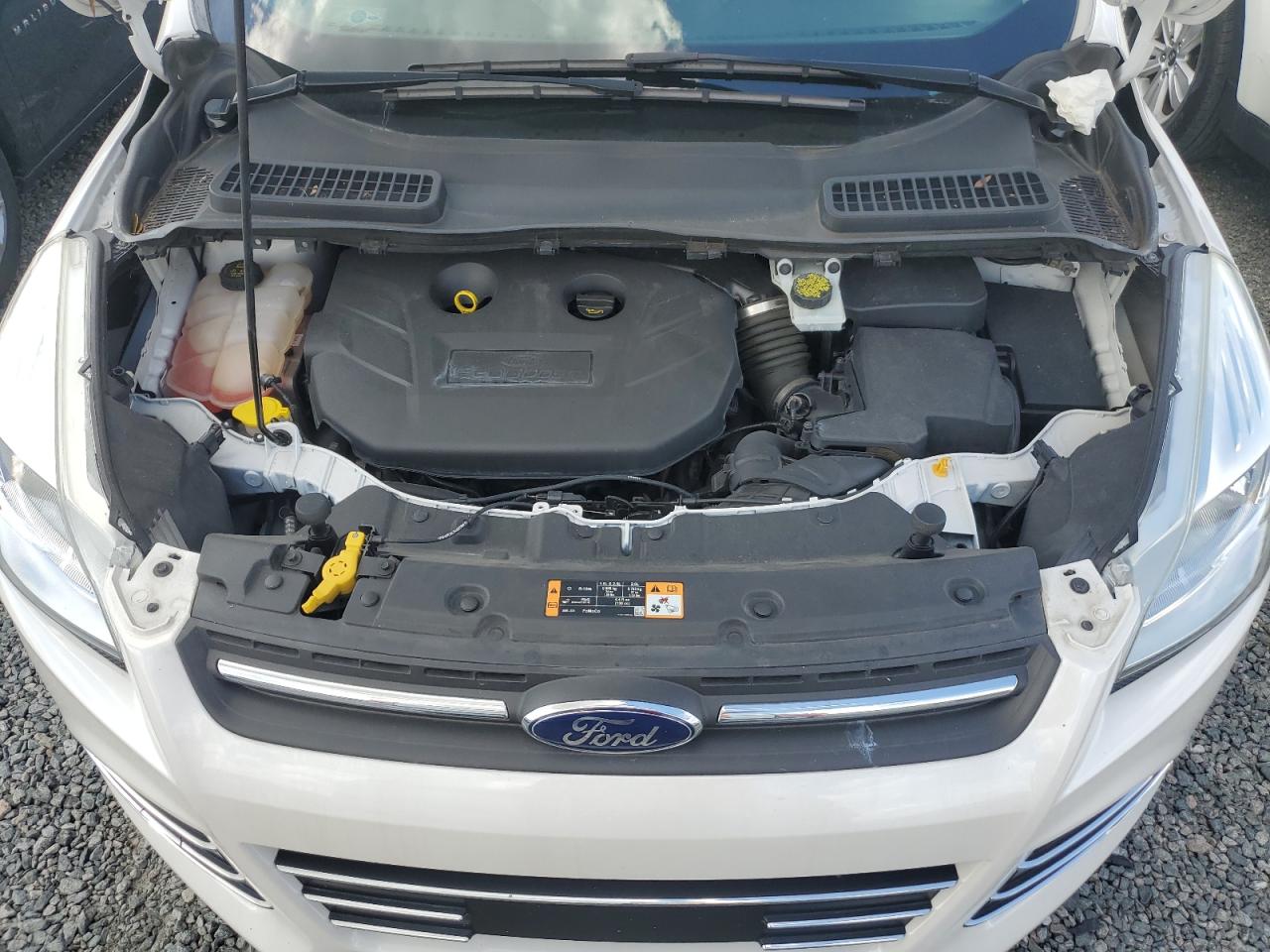 2016 Ford Escape VIN 1FMCU0G91GUC74358 Copart auction photo, water/flood damage thumbnail 12