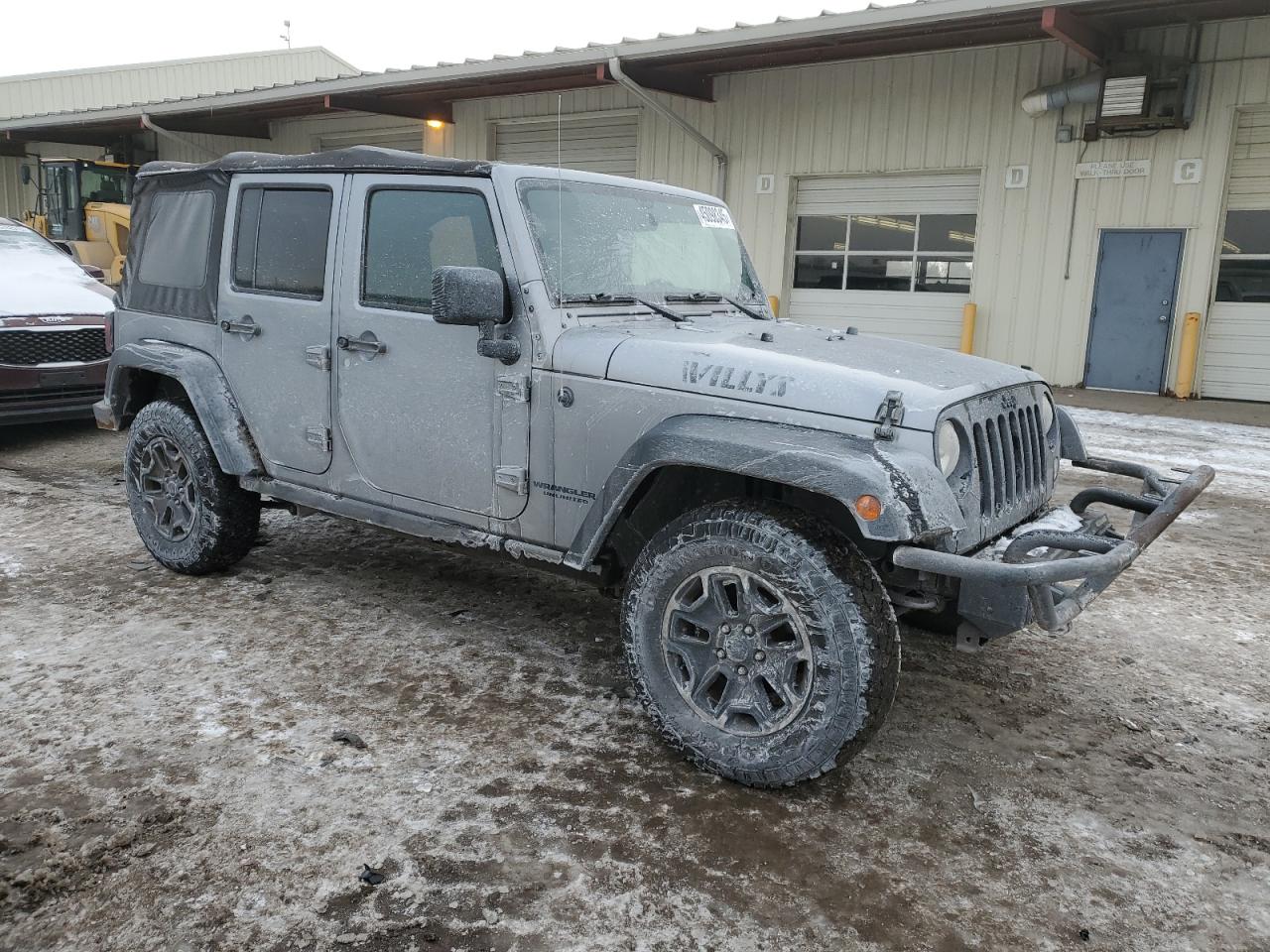 2015 Jeep Wrangler VIN 1C4BJWDG9FL516493 Copart auction photo, minor dent/scratches / mechanical damage thumbnail 4