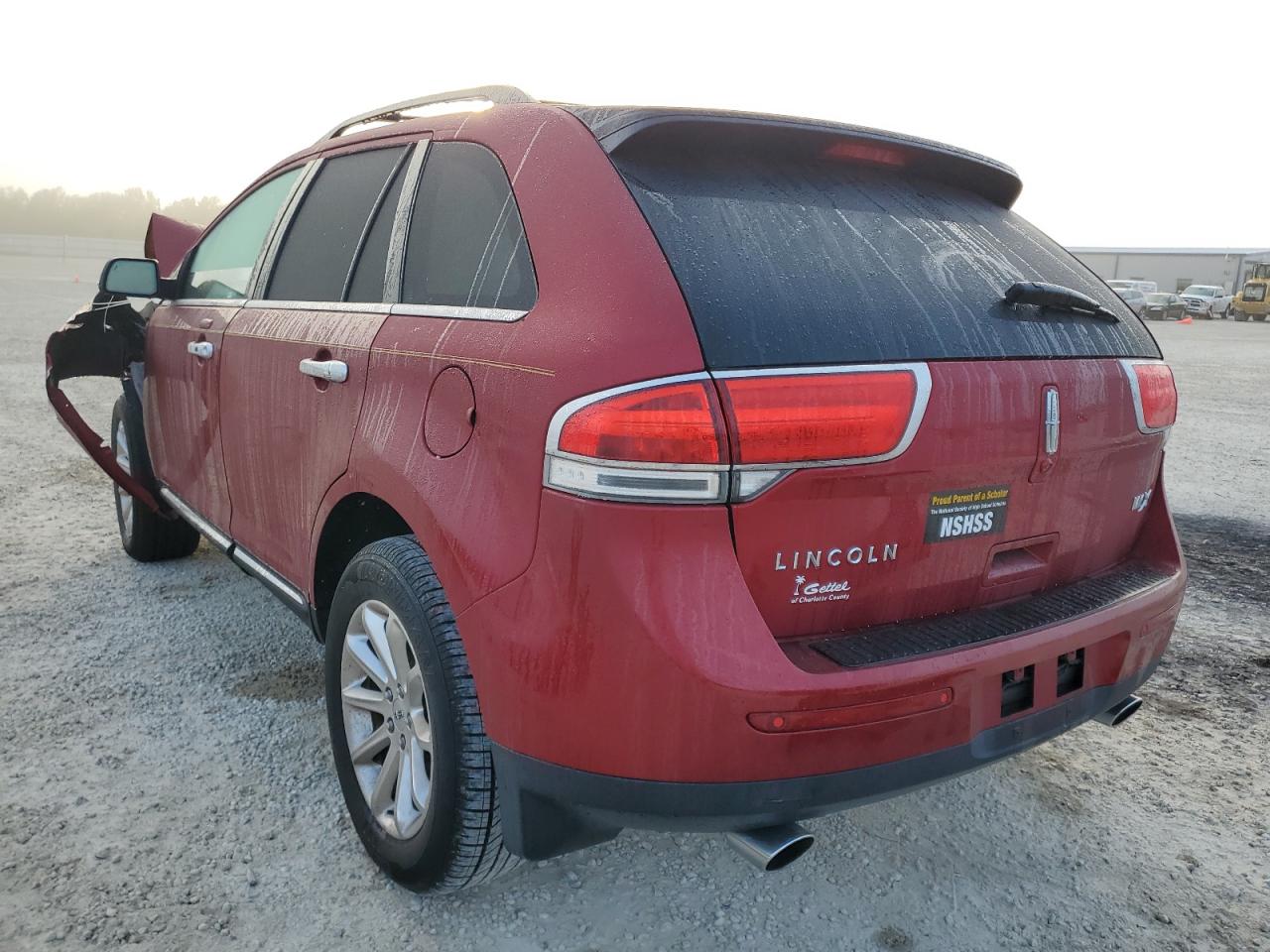 2013 Lincoln MKX VIN 2LMDJ6JKXDBL24188 Copart auction photo, front end damage thumbnail 2