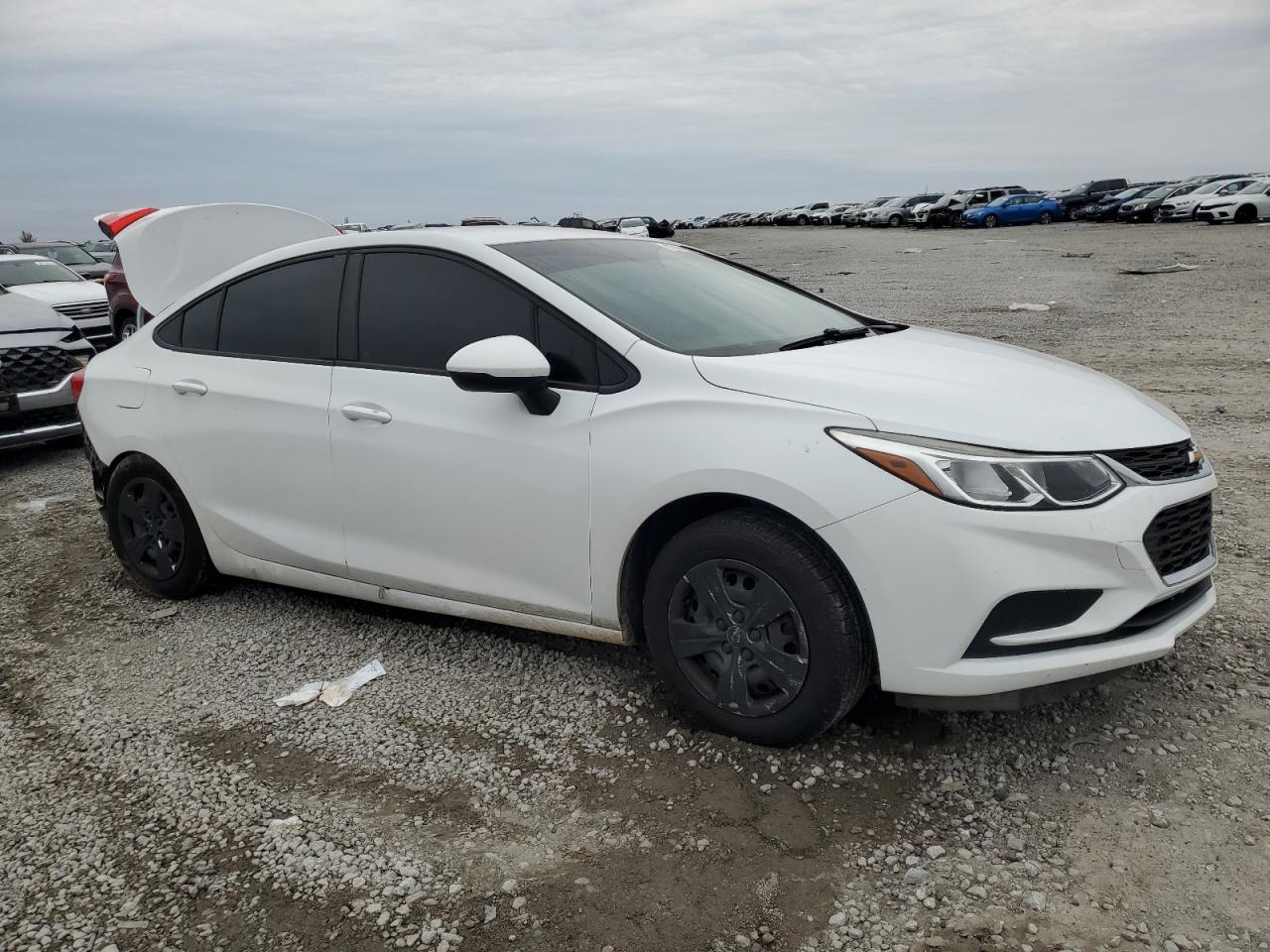 2018 Chevrolet Cruze VIN 1G1BC5SM8J7229945 Copart auction photo, side damage thumbnail 4
