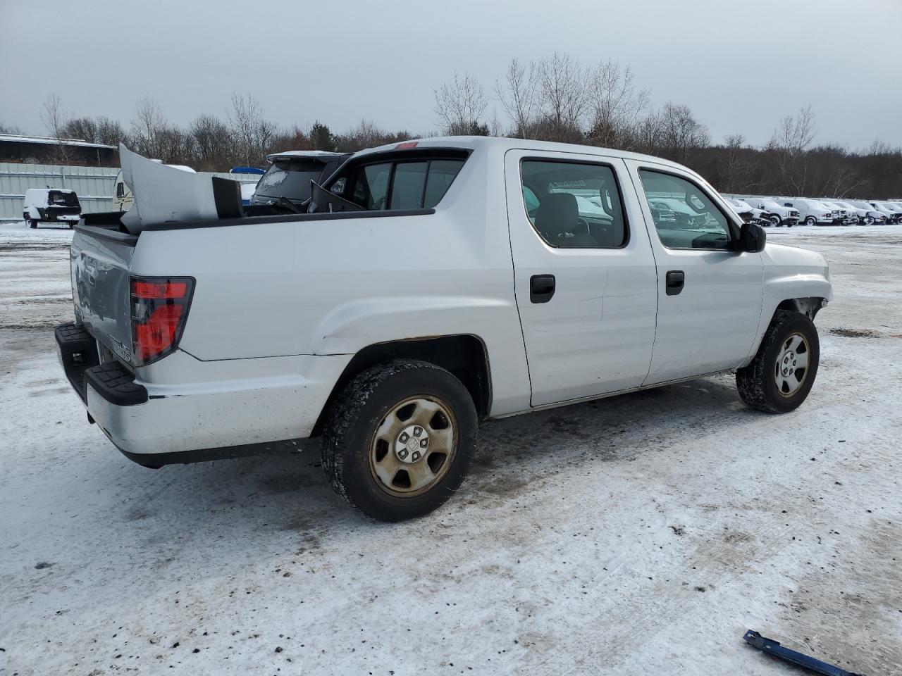 2013 Honda Ridgeline VIN 5FPYK1F28DB013184 Copart auction photo, front end / minor dent/scratches damage thumbnail 3