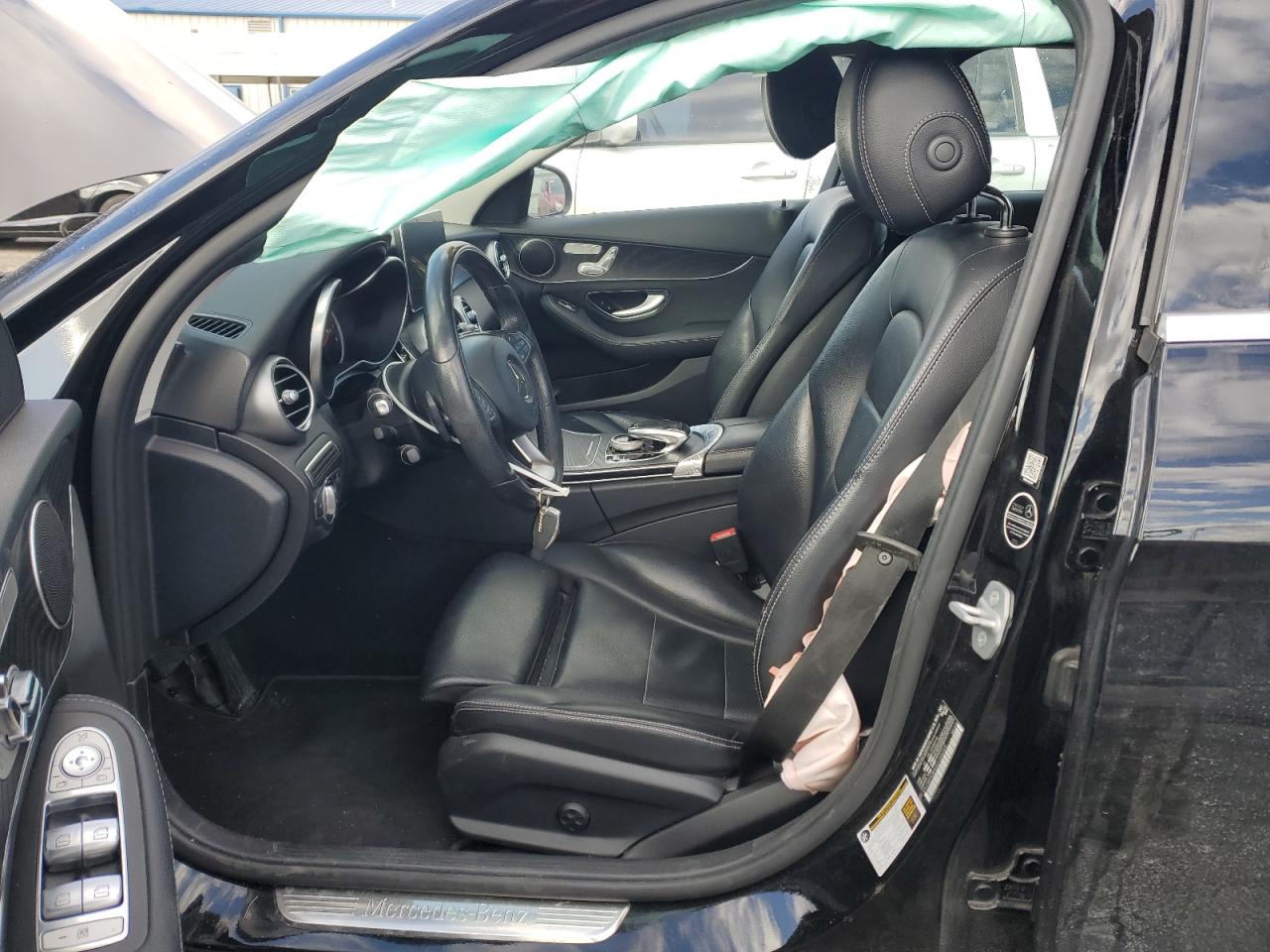 2016 Mercedes-Benz C-klasse VIN 55SWF4JBXGU145069 Copart auction photo, side damage thumbnail 7