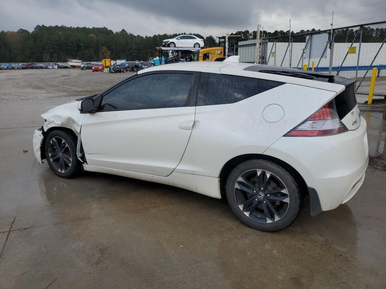 2015 Honda CR-Z VIN JHMZF1D68FS001676 Copart auction photo, side / front end damage thumbnail 2