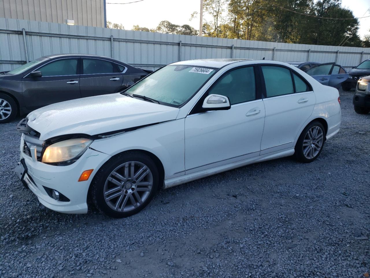 2008 Mercedes-Benz C-klasse VIN WDDGF81X88F161718