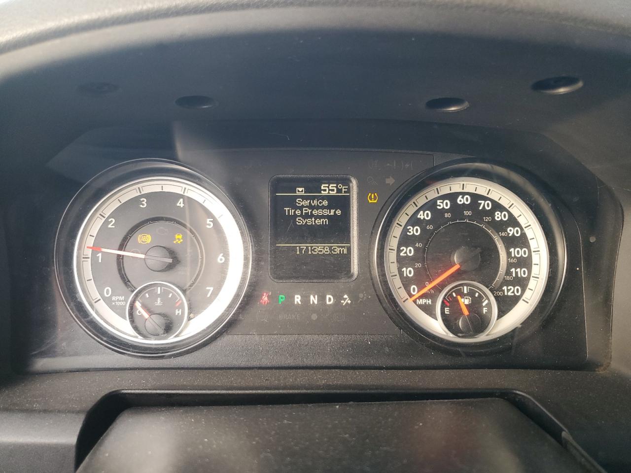 2014 RAM 1500 VIN 1C6RR6FT0ES403688 Copart auction photo, rear end damage thumbnail 9