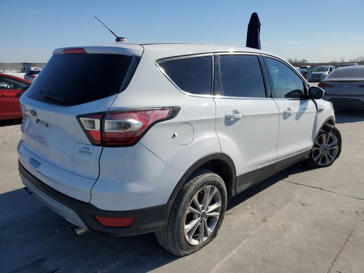 2017 Ford Escape VIN 1FMCU0GD1HUA53901 Copart auction photo, front end damage thumbnail 3