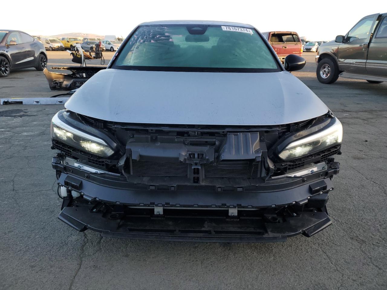 2024 Honda Civic VIN 2HGFE2F56RH575353 Copart auction photo, side damage thumbnail 5