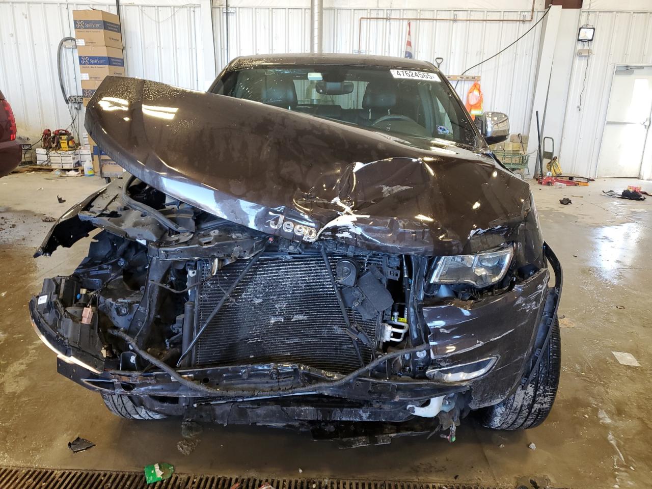 2017 Jeep Grand Cherokee VIN 1C4RJFBG1HC854166 Copart auction photo, front end damage thumbnail 5