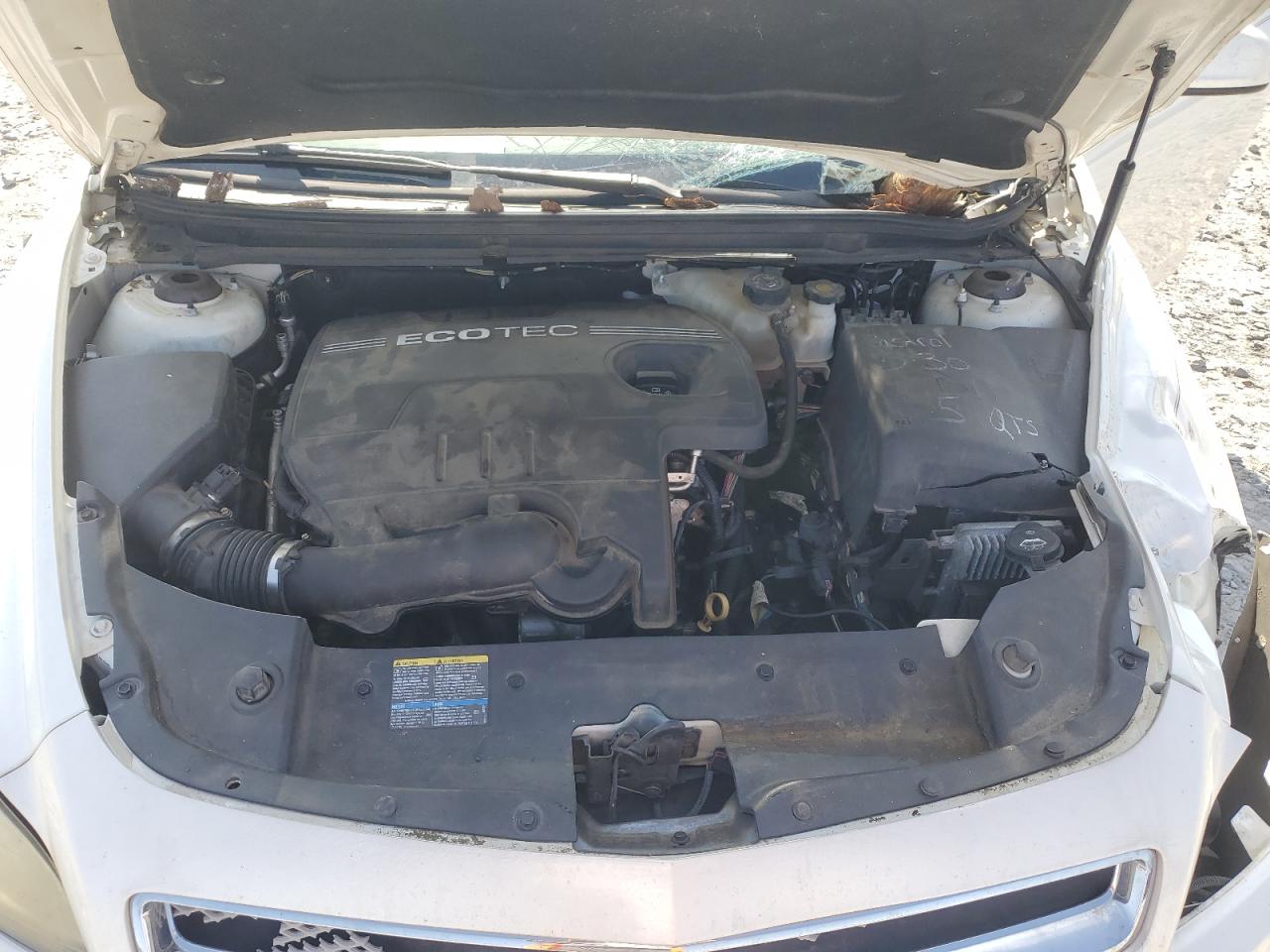 2010 Chevrolet Malibu VIN 1G1ZE5EB1AF131137 Copart auction photo, front end damage thumbnail 12