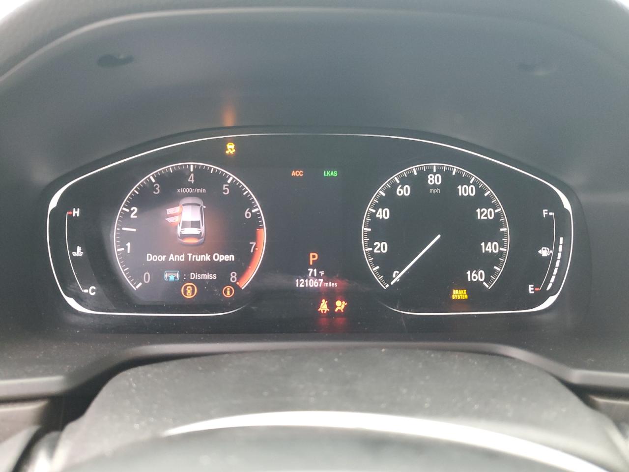2018 Honda Accord VIN 1HGCV1F97JA015456 Copart auction photo, side / front end damage thumbnail 9