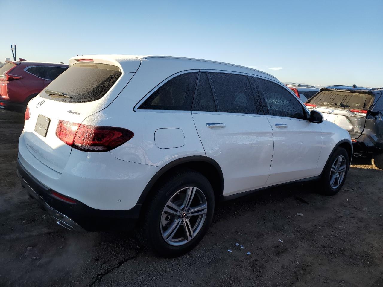 2021 Mercedes-Benz GLC VIN W1N0G8EB0MF920839 Copart auction photo, vandalism damage thumbnail 3